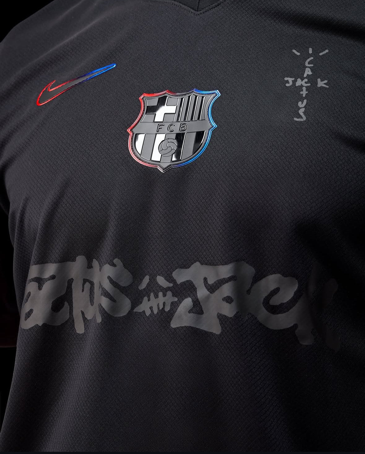Barca × Travis Scott "Cactus Jack" 24/25 Away Shirt