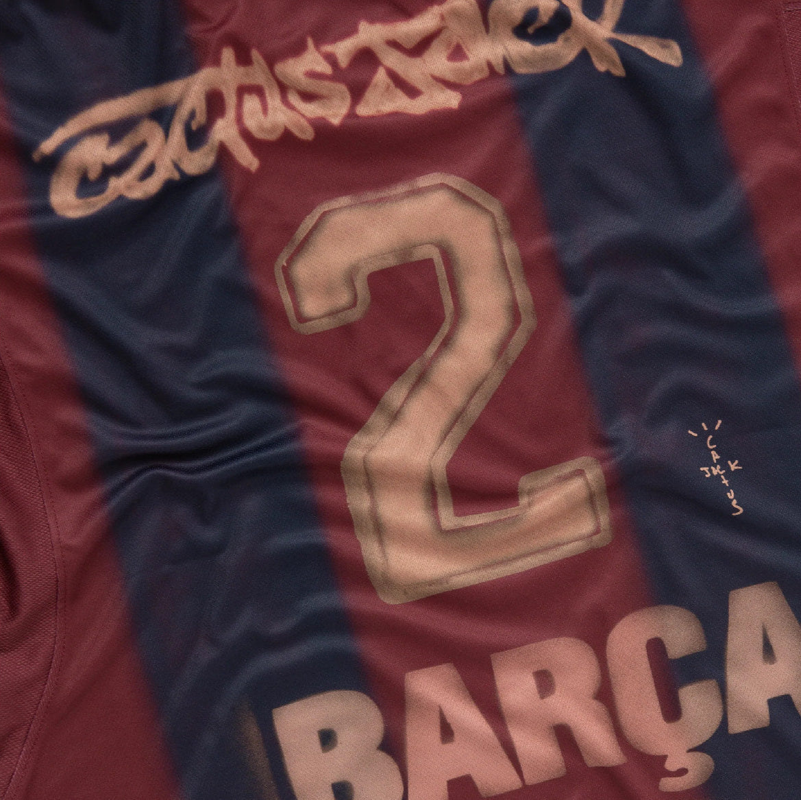 Travis Scott x FC Barcelona Retro Jersey – Limited Edition