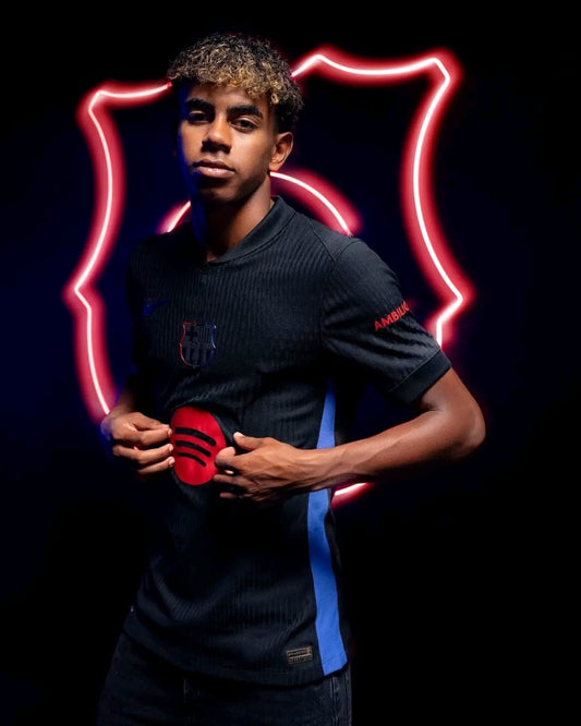 FC Barcelona 2024/25 Away Jersey – Black Player Edition