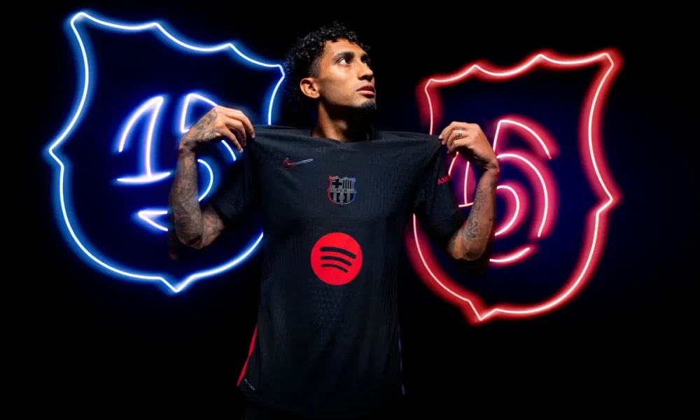 FC Barcelona 2024/25 Away Jersey – Black Player Edition