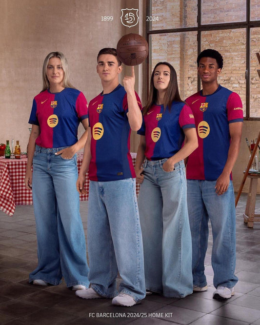 FC Barcelona 24/25 Home Jersey – Fan Edition (Big Sponsor)