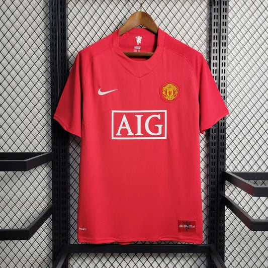 Manchester United 07/08 Home Retro Jersey – Fan Edition