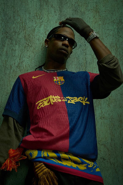 Barca × Travis Scott "Cactus Jack" 24/25 Home Shirt