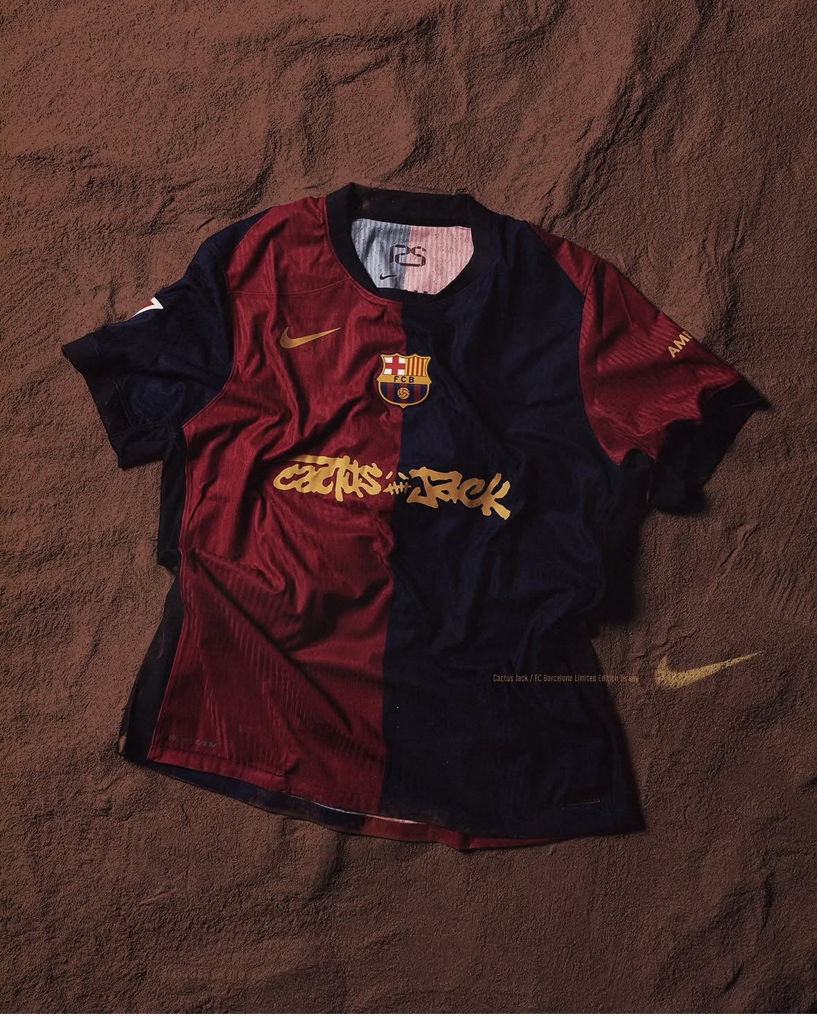 Barca × Travis Scott "Cactus Jack" 24/25 Home Shirt