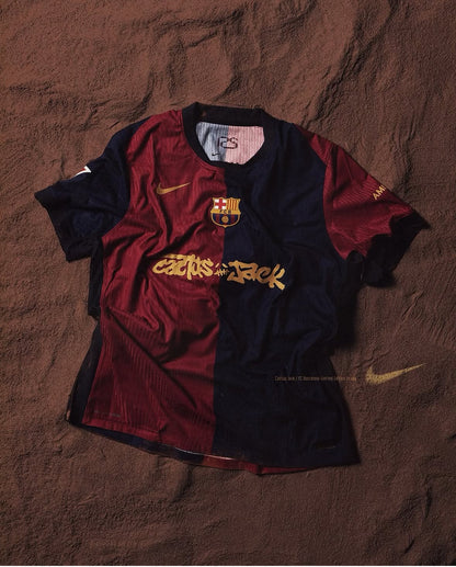 Barca × Travis Scott "Cactus Jack" 24/25 Home Shirt
