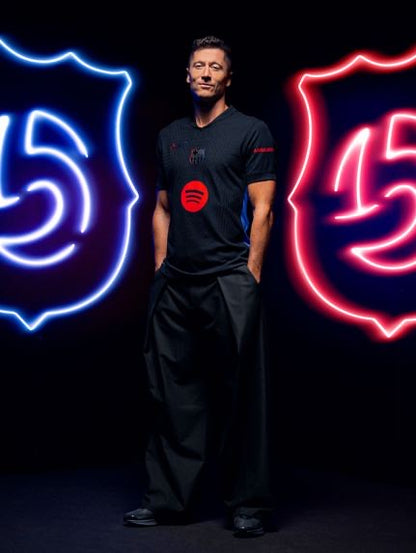 FC Barcelona 2024/25 Away Jersey – Black Player Edition