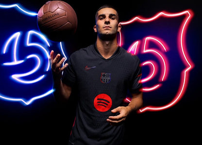 FC Barcelona 2024/25 Away Jersey – Black Player Edition